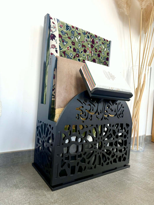 Porte tapis de prière et Coran